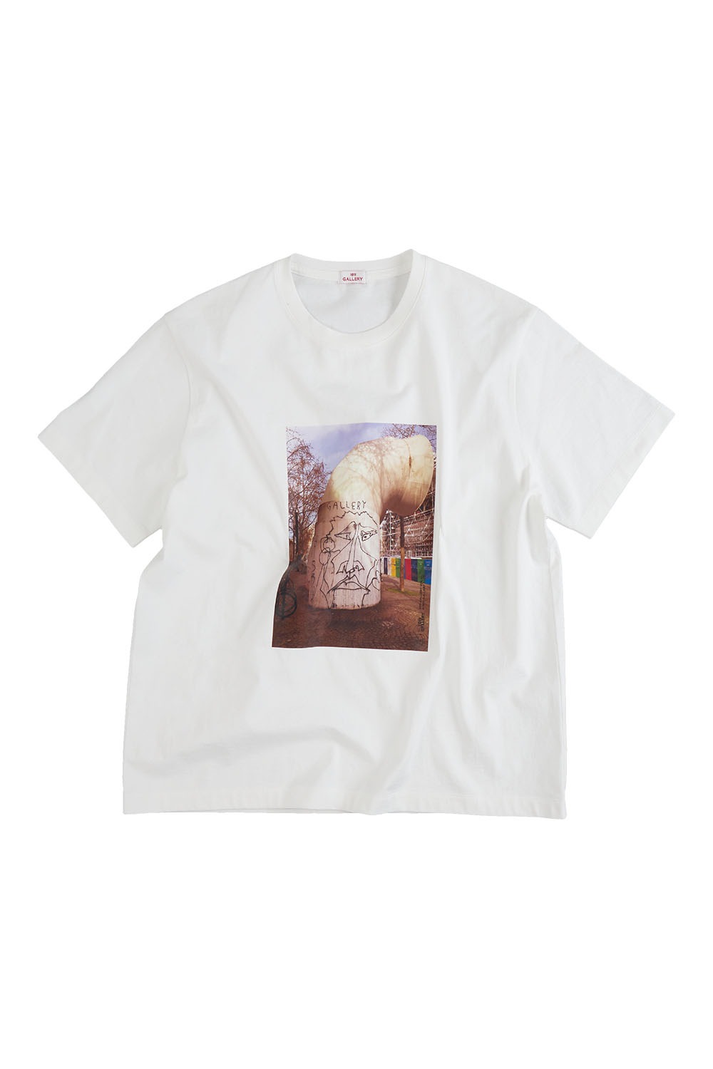 Gallery In Pompidou T-shirt - White