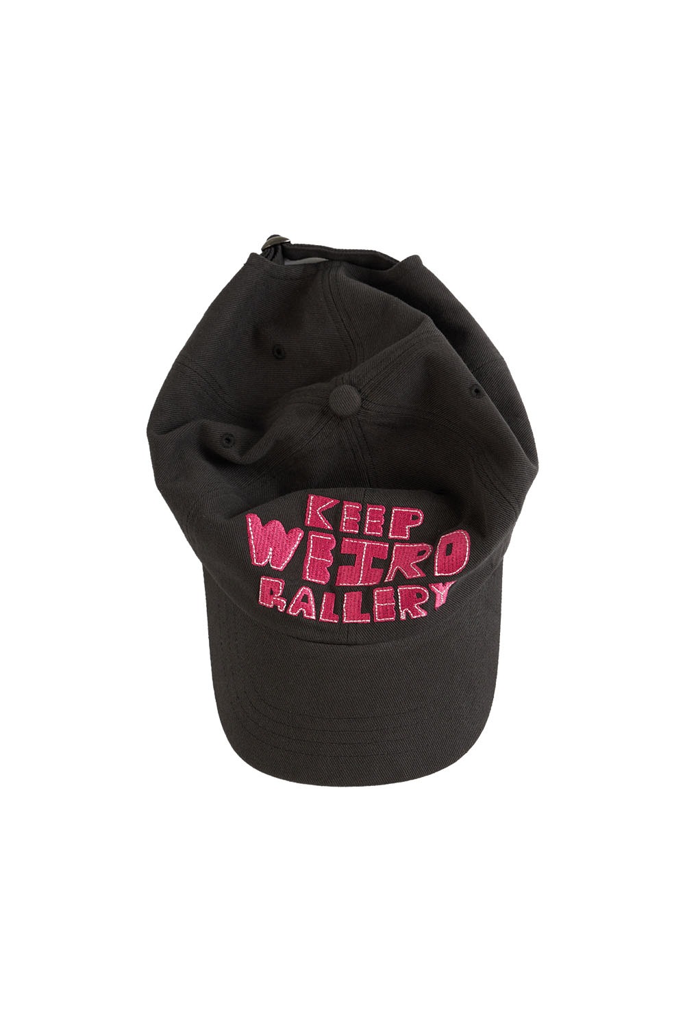 &#039;Keep Weird Gallery&#039; Logo Ball Cap - Charcoal