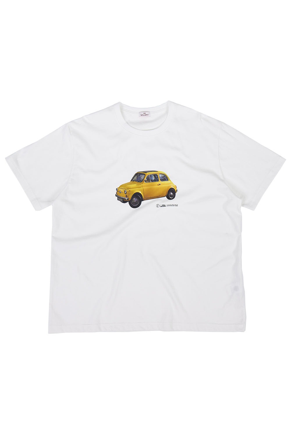 Gallery Yellow Car T-shirt - White