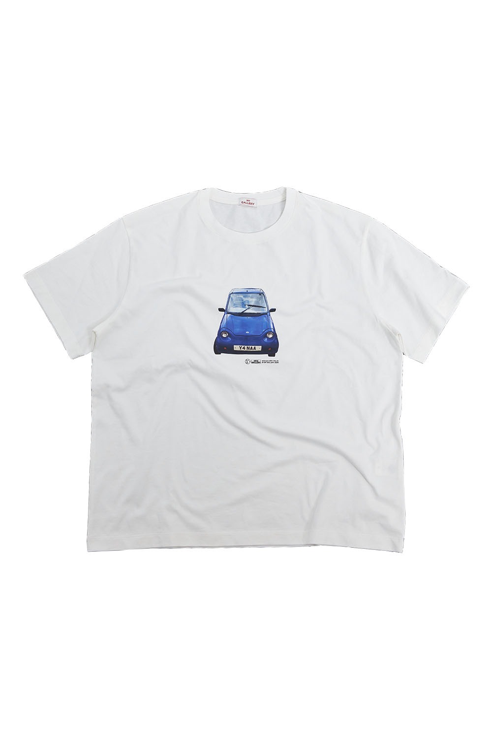 Gallery Blue Car T-shirt - White
